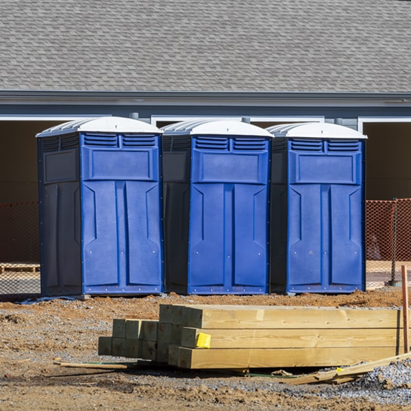 are there any restrictions on what items can be disposed of in the portable restrooms in Willow Wood OH